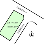 北東角より物件(外観)